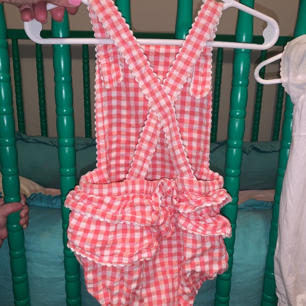 9-12 month pink sun suit